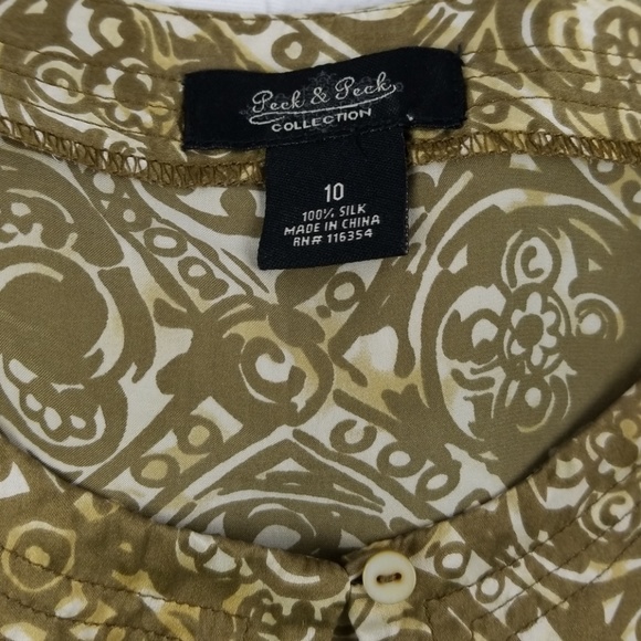 Peck & Peck  Silk Blouse - Picture 4 of 4